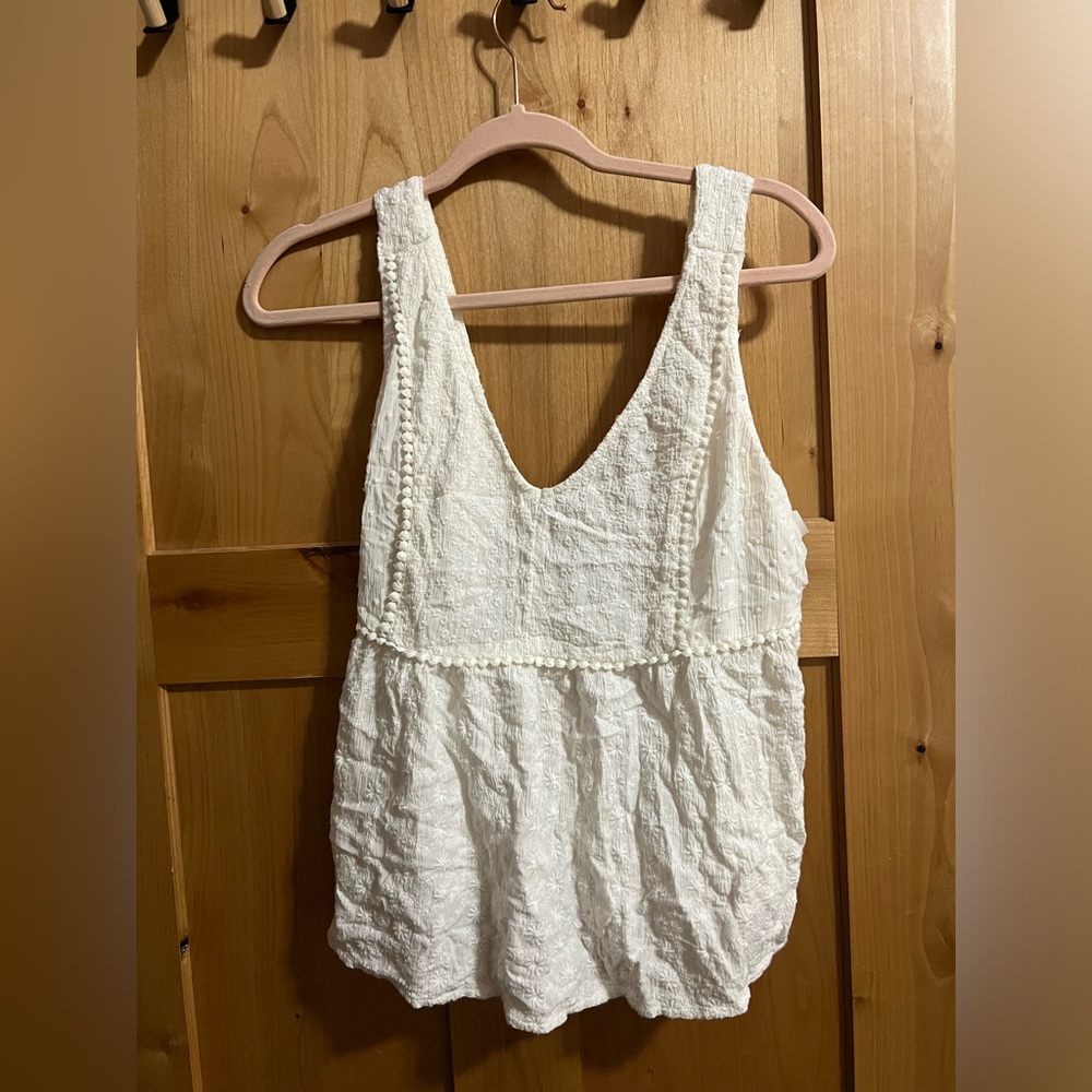 American Eagle white tank top